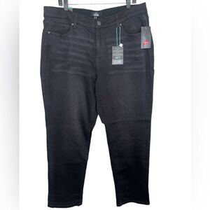 LuLaRoe Faded Black Boyfriend Denim Jeans Size 36/16W